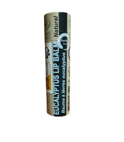 Organic Eucalyptus Lip Balm - 1 piece - 100% paper packaging-0